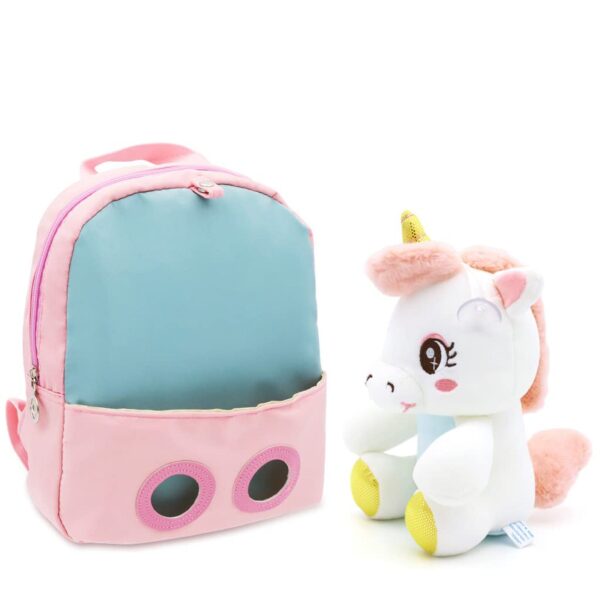 Kids Cartoon Backpack with 3D Cute Charms for Boys & Girls