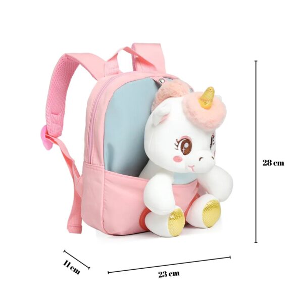 Kids Cartoon Backpack with 3D Cute Charms for Boys & Girls