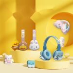 Wireless Bluetooth Headphones for Kids – Safe Sound Cartoon Design