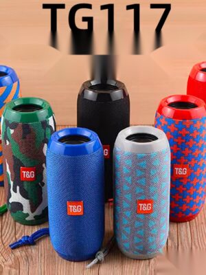 Cross-border explosive TG117 bluetooth speaker plug-in card portable fabric speaker TWS wireless bluetooth subwoofer