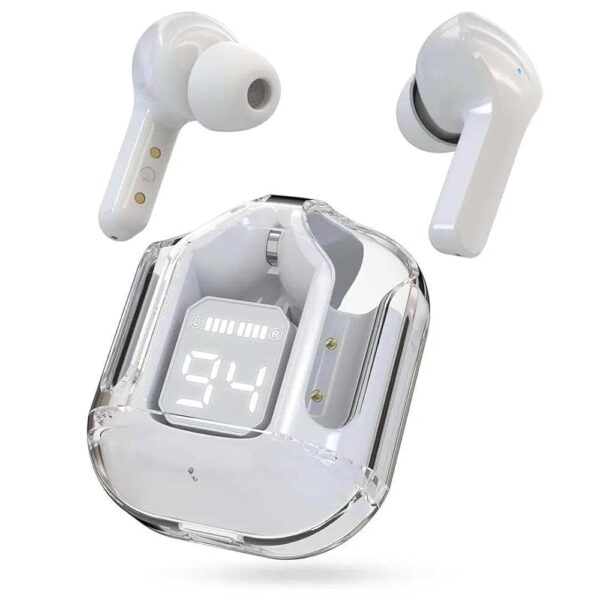 Wireless Earbuds with LED Battery Display & Charging Case