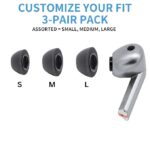 Metallic Grey - Premium Wireless Bluetooth Earbuds with Charging Case