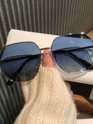 Polygonal Sunglasses Women – UV Protection Summer Shades