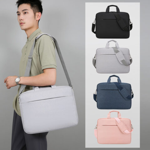 Multifunctional laptop bag men's hand-on document bag briefcase office meeting business information handbag