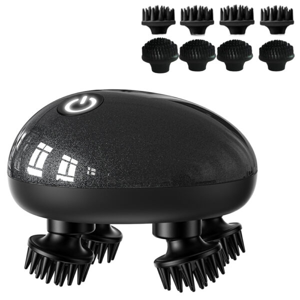 New Portable Scalp Massager Deep Cleansing Stress Relaxation IPX7 Waterproof Rechargeable Head Massager