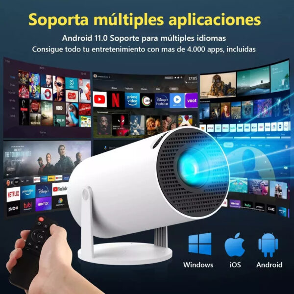 Overseas popular HY300 ultra-high-definition 1080p projector smart home theater