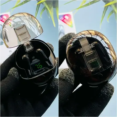 Z-Pro Black Wireless Earbuds with LED Display & High-Resolution Audio