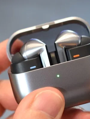 Metallic Grey - Premium Wireless Bluetooth Earbuds with Charging Case