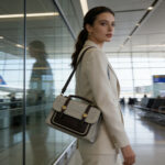 Vintage Canvas Satchel Bag for Women | Top Handle + Strap